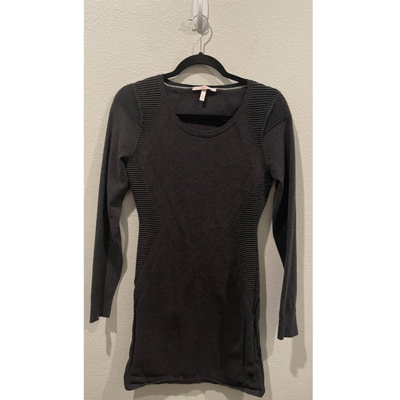 VICTORIA'S SECRET Grey Long Sleeve Mini Dress - Picture 1 of 4